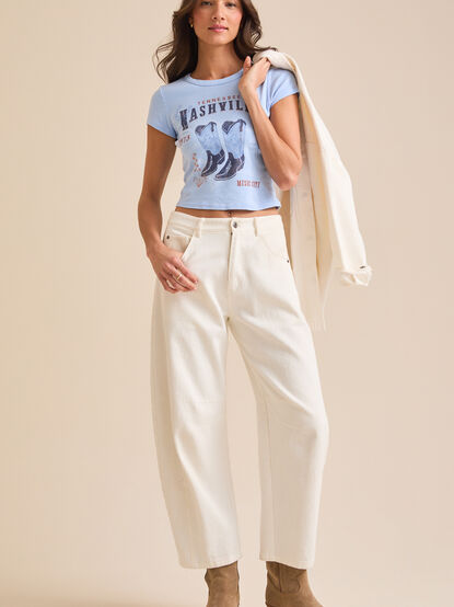 Nashville Graphic Baby Tee - TULLABEE