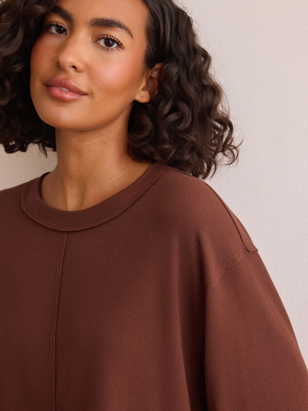 Relax Ribbed Open Back Layer Detail 3 - TULLABEE