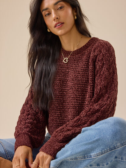 Britton Cable Sweater - TULLABEE