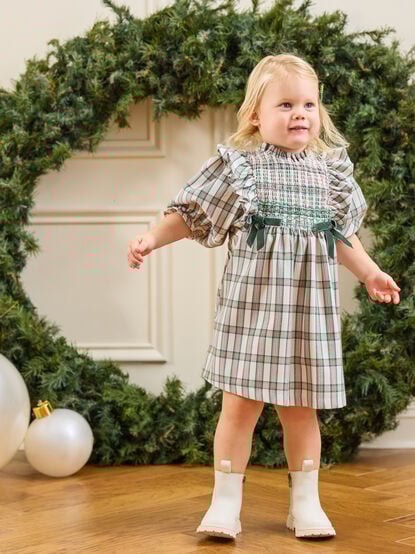 Jolie Plaid Dress - TULLABEE