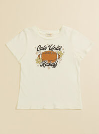 Cute Until Kickoff Graphic Tee - TULLABEE