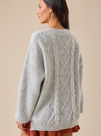 Halia Cable-Knit Sweater Detail 5 - TULLABEE