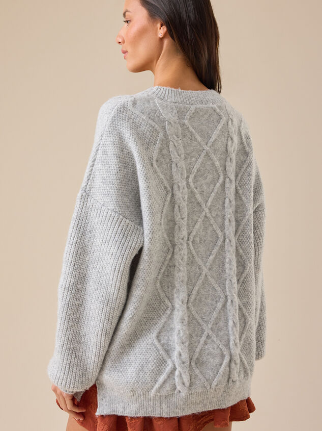 Halia Cable-Knit Sweater Detail 5 - TULLABEE