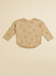 Baseball Toddler Tee by Rylee + Cru Detail 2 - TULLABEE