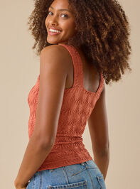 Blaire Seamless Floral Cami Detail 5 - TULLABEE