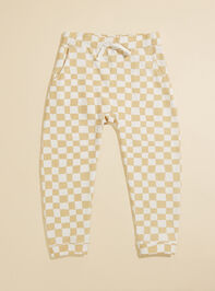 Logan Checkered Joggers - TULLABEE