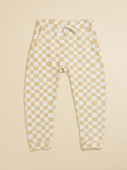 Logan Checkered Joggers - TULLABEE