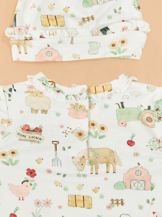 Farm Animal Gown & Hat Detail 3 - TULLABEE