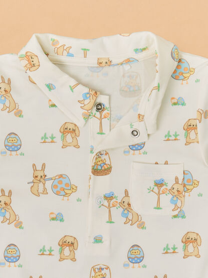 Easter Hunt Polo Shortie - TULLABEE