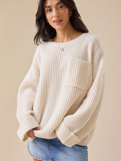 Mavis Pocket Sweater - TULLABEE
