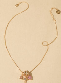 Heart Cross Charm Necklace - TULLABEE