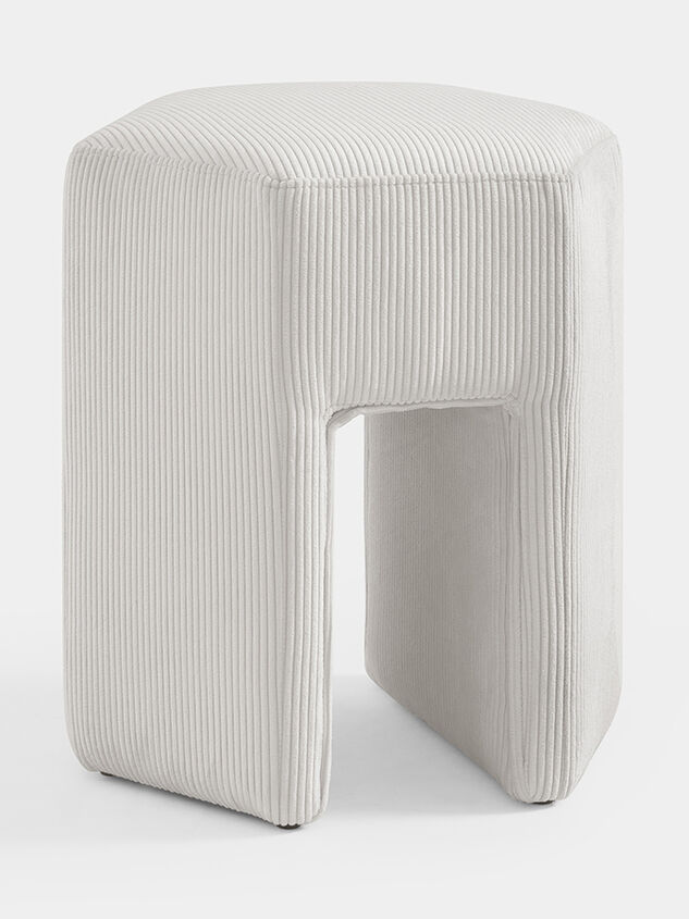 Fennel Upholstered Stool Detail 3 - TULLABEE