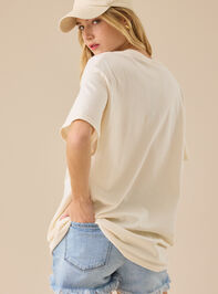 Cowgirl Camo Oversized Tee Detail 5 - TULLABEE