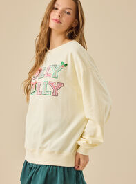 Holly Jolly Gingham Pullover Detail 3 - TULLABEE