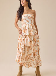 Fleur Floral Midi Dress - TULLABEE