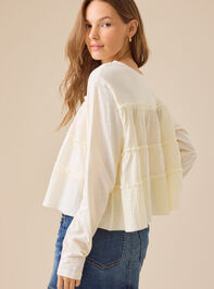 Lila Tiered Babydoll Top Detail 4 - TULLABEE