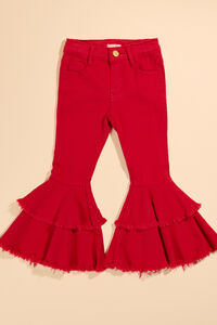 Monica Ruffle Tiered Pant Detail 2 - Altar'd State