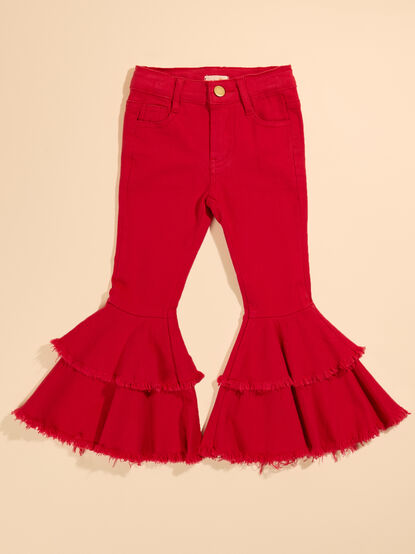 Monica Ruffle Tiered Pant - TULLABEE