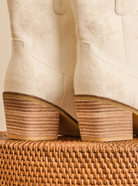 Melodi Western Booties Detail 2 - TULLABEE