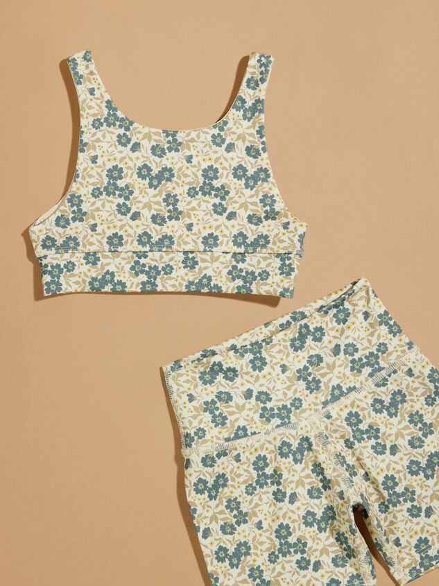 Carrie Floral Sports Bra by Play X Play Detail 2 - TULLABEE