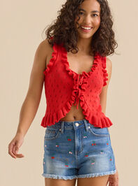 Ollie Tie Front Top - TULLABEE
