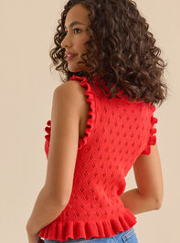 Ollie Tie Front Top Detail 4 - TULLABEE