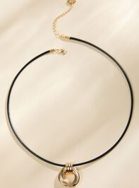 Door Knocker Twisted Cord Necklace - TULLABEE