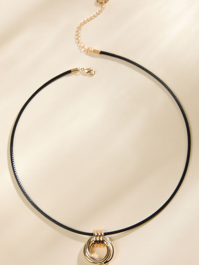 Door Knocker Twisted Cord Necklace - TULLABEE