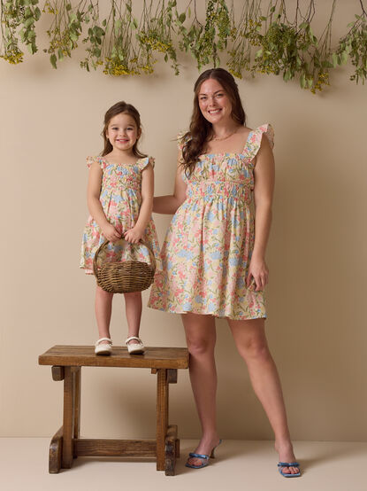 Evie Floral Mama Dress - TULLABEE