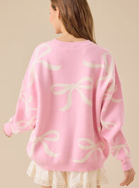 Bailey Bow Sweater Detail 3 - TULLABEE