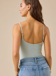Everyday Seamless Solid Bodysuit Detail 2 - TULLABEE