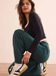 Keeping Cozy Wide Leg Pants Detail 5 - TULLABEE