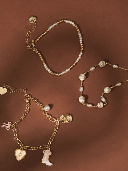 Coquette Cowgirl Bracelet Set - TULLABEE
