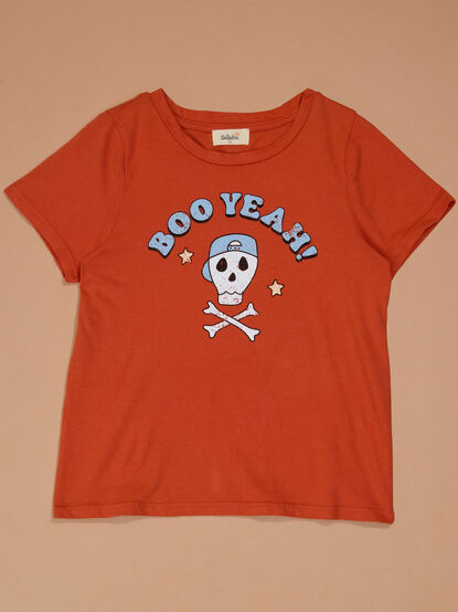Boo Yeah Skeleton Toddler Tee - TULLABEE