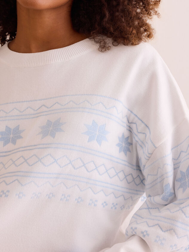 Fair Isle Alpine Sweater Detail 4 - TULLABEE