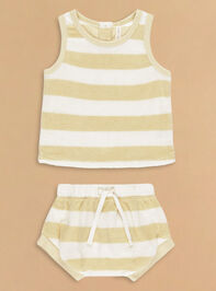 Billy Striped Tank and Bloomer Set by Quincy Mae - TULLABEE