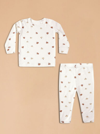 Pumpkin Babes Lounge Set by Quincy Mae - TULLABEE