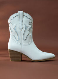Octavia Bow Bootie Detail 2 - TULLABEE