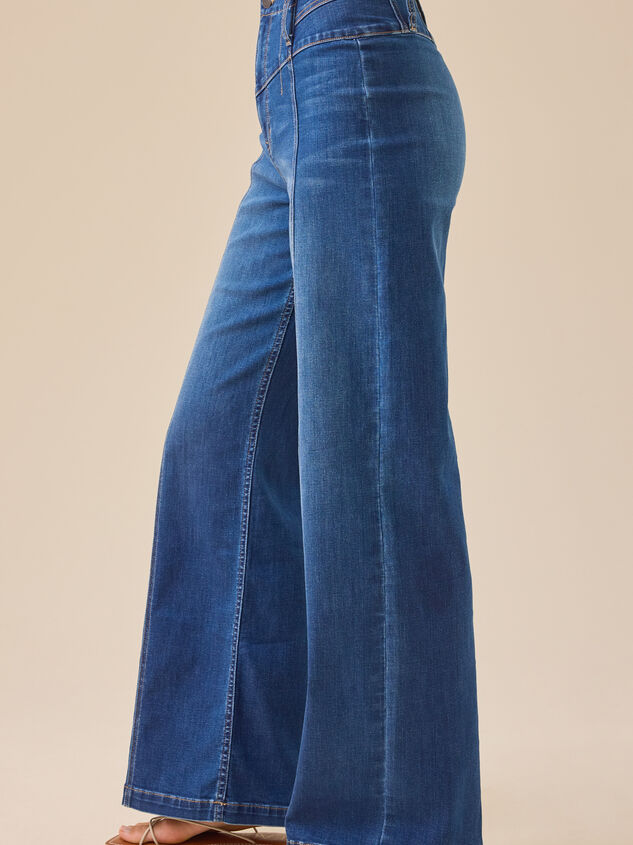 Katherine High Rise Seam Jean Detail 4 - TULLABEE