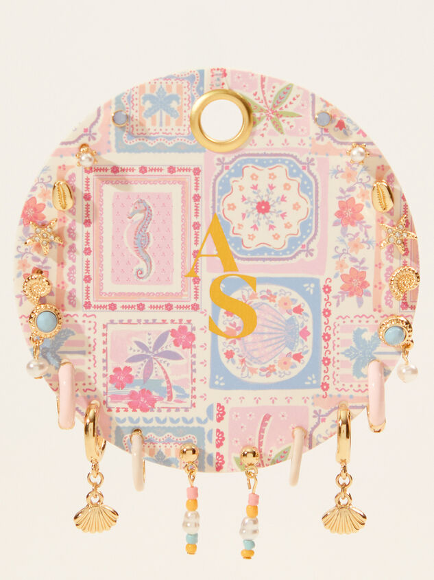 Beach Postcard 10PK Earring Set - TULLABEE