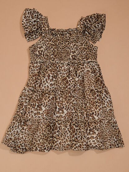 Evie Baby Cheetah Dress and Vest Set - TULLABEE