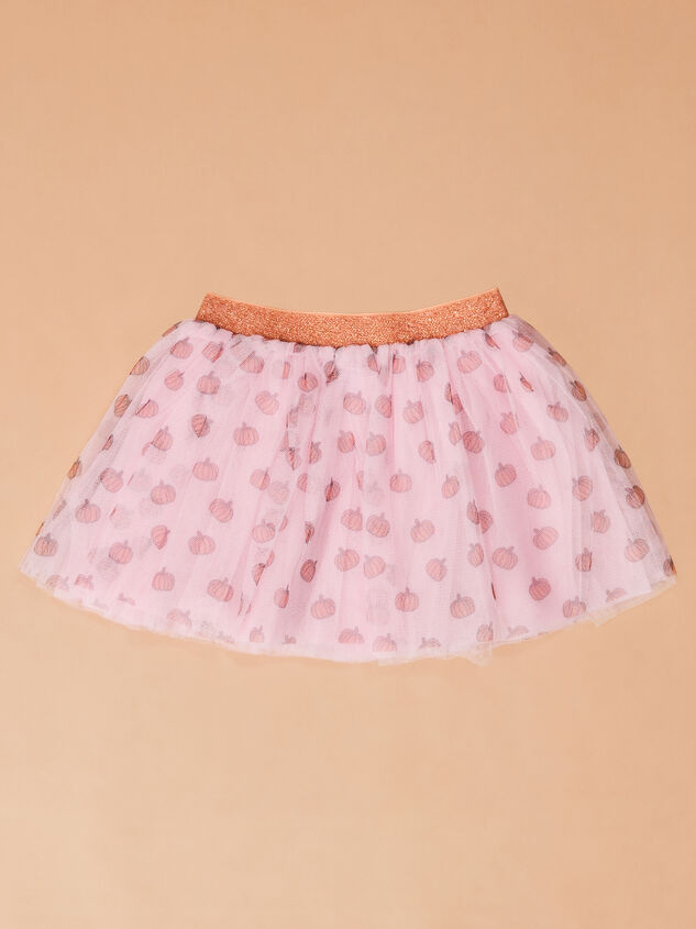 Playful Pumpkin Toddler Tutu Detail 2 - TULLABEE