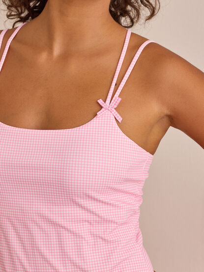 Gingham Serves Up Dress - TULLABEE