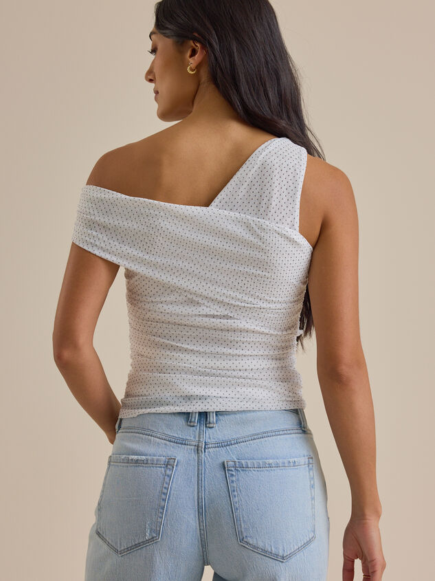 Kristin Asymmetrical Top Detail 4 - TULLABEE