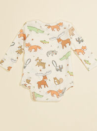 Woodland Friends Bodysuit Detail 2 - TULLABEE