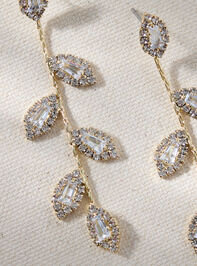 Crystal Vine Earrings Detail 2 - TULLABEE