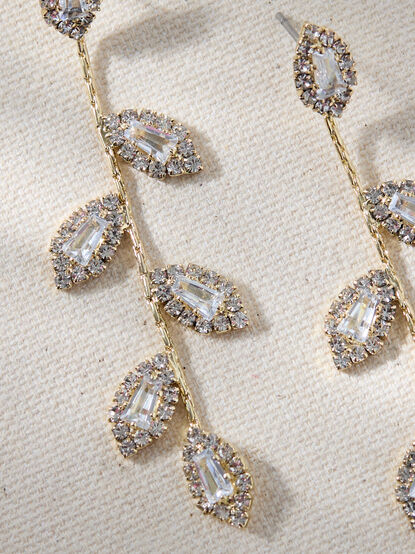 Crystal Vine Earrings - TULLABEE