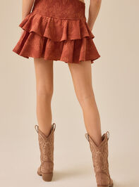 Lyla Ruffle Mini Skort Detail 5 - TULLABEE