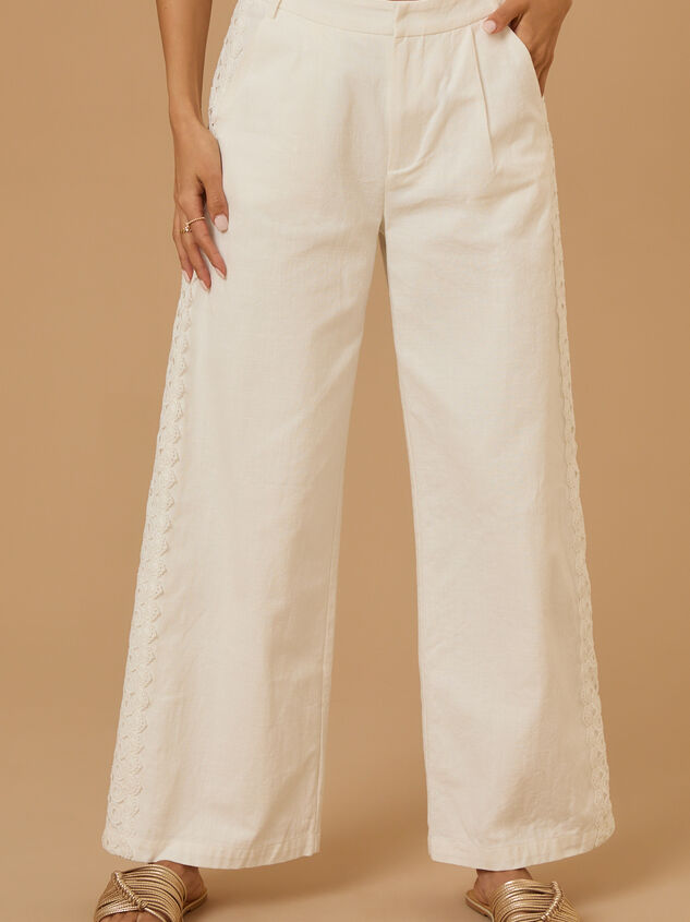 Elodie Crochet Pant Detail 3 - TULLABEE