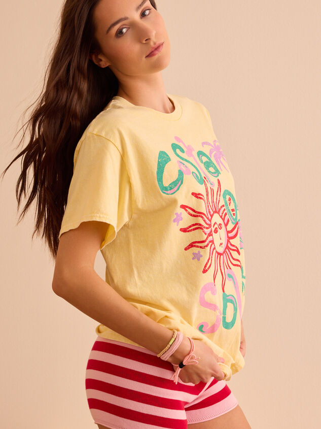 Costa Del Sol Graphic Tee Detail 3 - TULLABEE